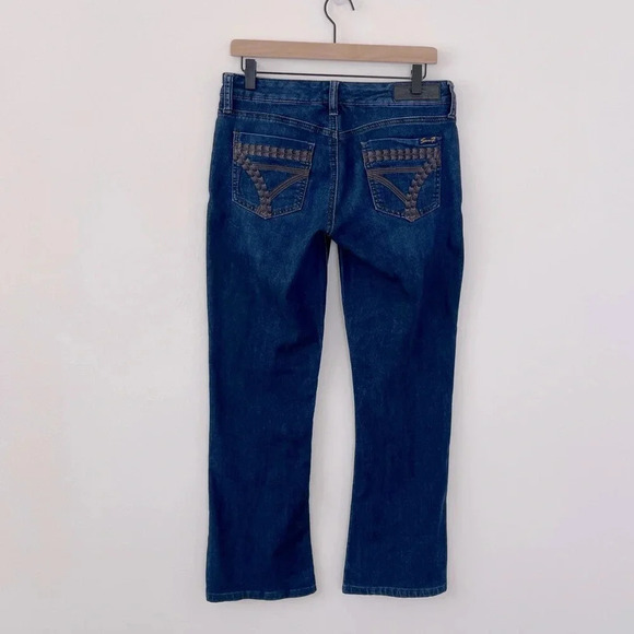 7 Seven For All Mankind Dojo Jeans 29 Flared Denim Bootcut Boho low rise - Picture 3 of 9